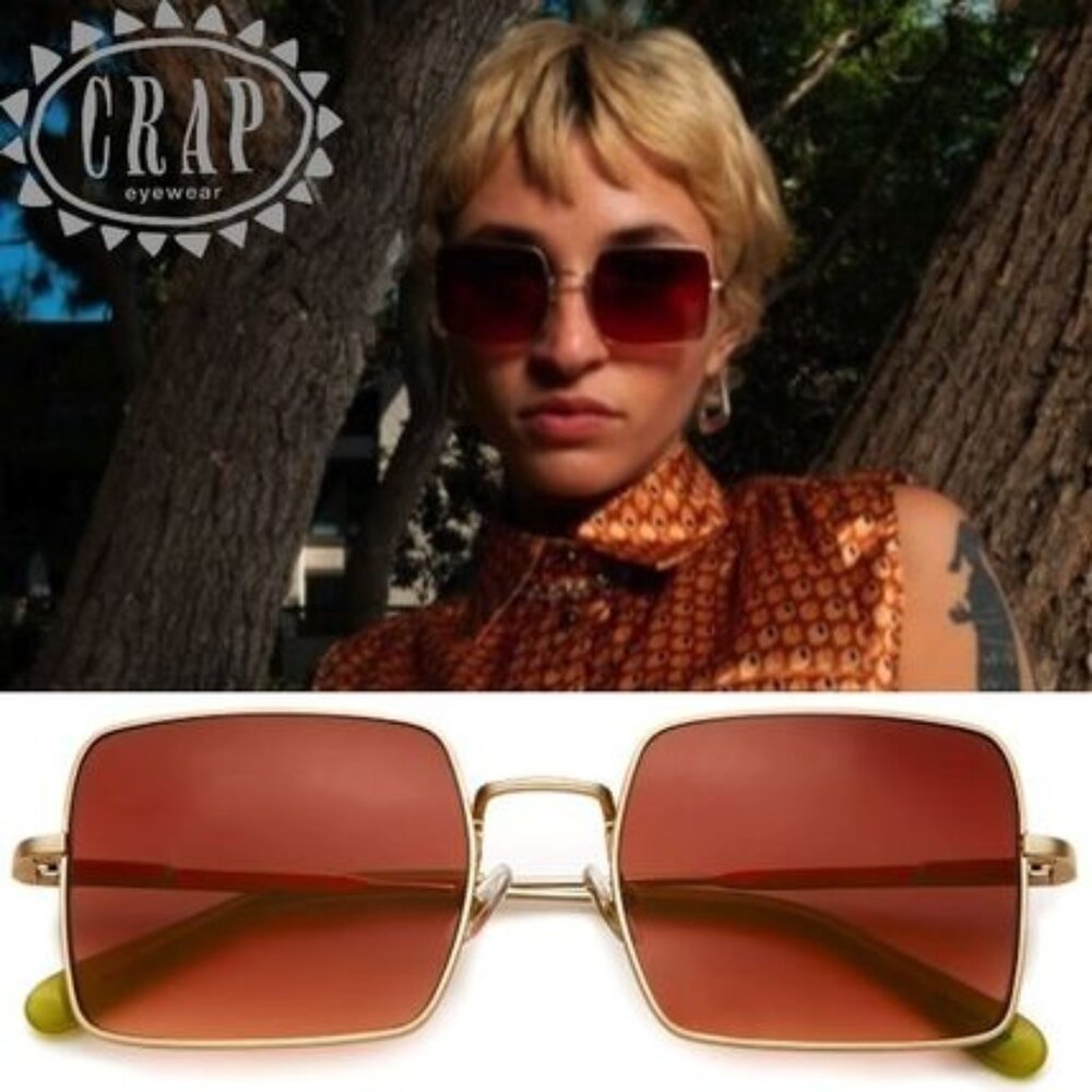 Crap Eyewear Full Bloom Sunglasses - Rosewood Gradient